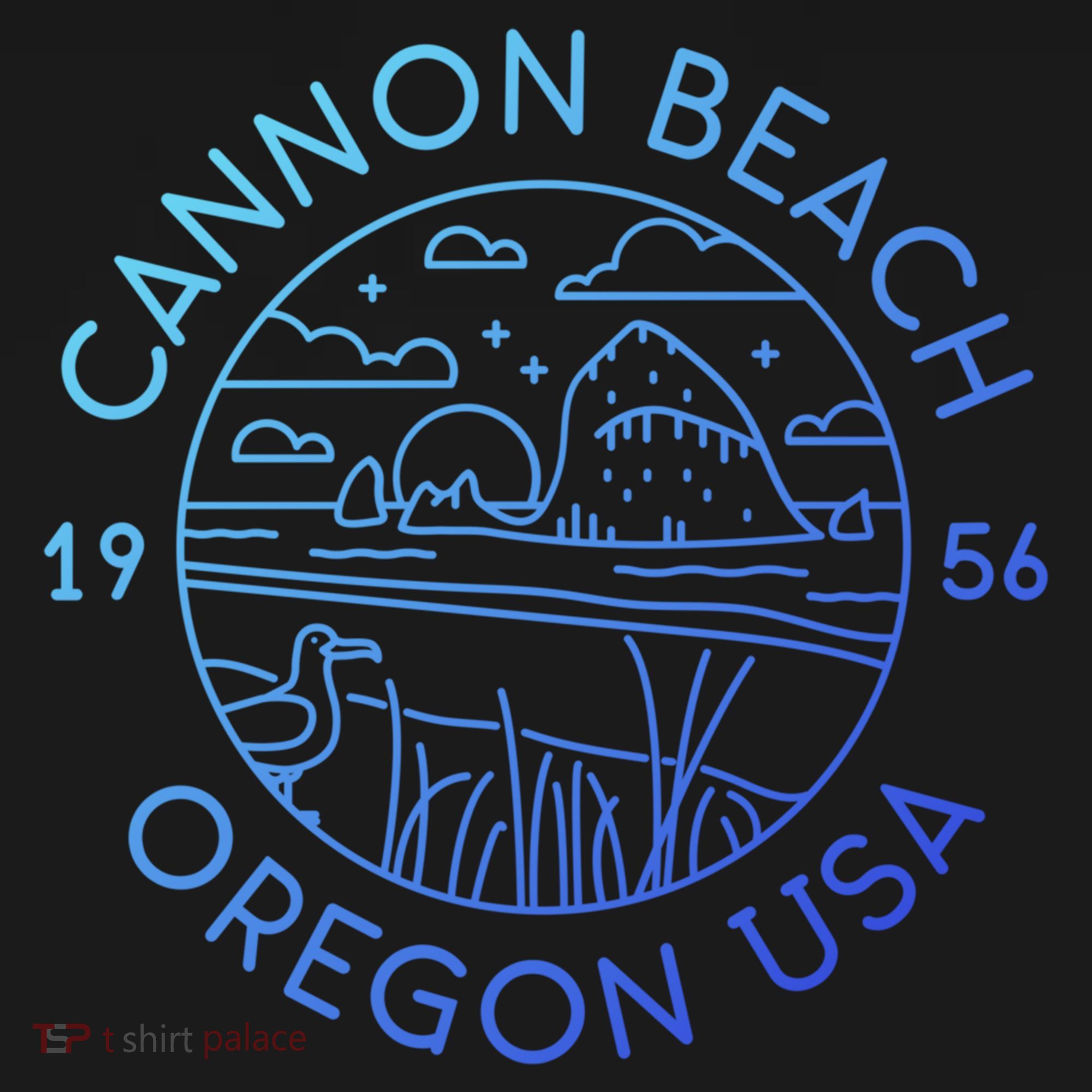 Cannon Beach 1956 Oregon Clatsop Gift Backpack
