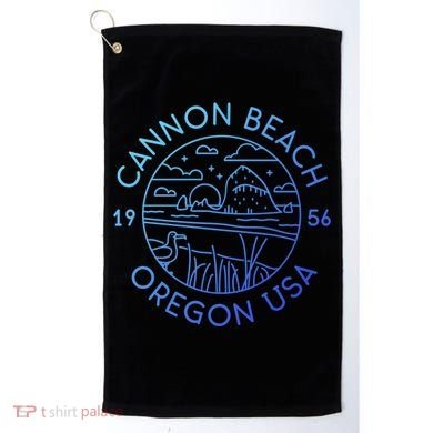 Cannon Beach 1956 Oregon Clatsop Gift Golf Towel