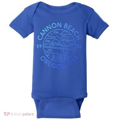 Cannon Beach 1956 Oregon Clatsop Gift Baby Bodysuit