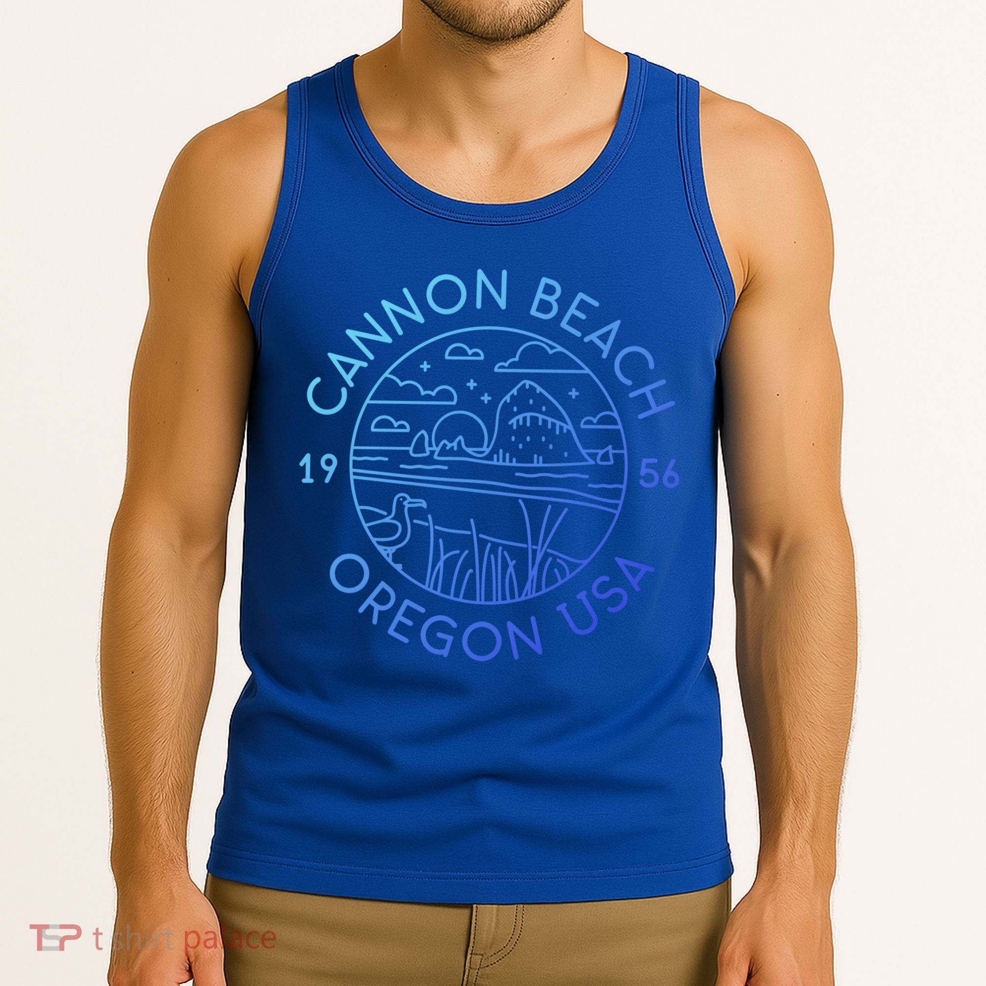 Cannon Beach 1956 Oregon Clatsop Gift Tank Top