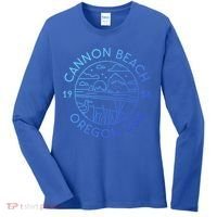 Cannon Beach 1956 Oregon Clatsop Gift Women's Long Sleeve Shirt thumb 0