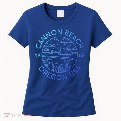 Cannon Beach 1956 Oregon Clatsop Gift Women's T-Shirt