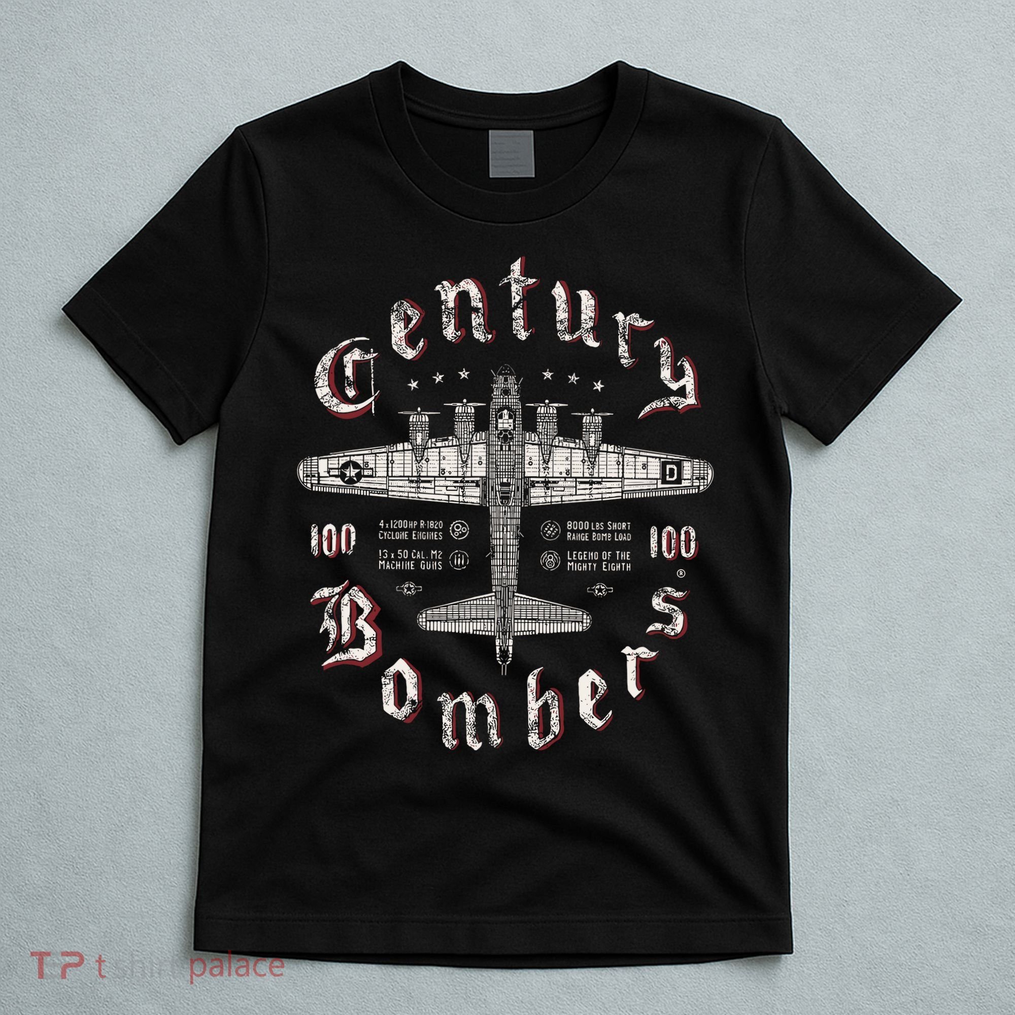Century Bombers 100th Bomb Group B 17 T-Shirt