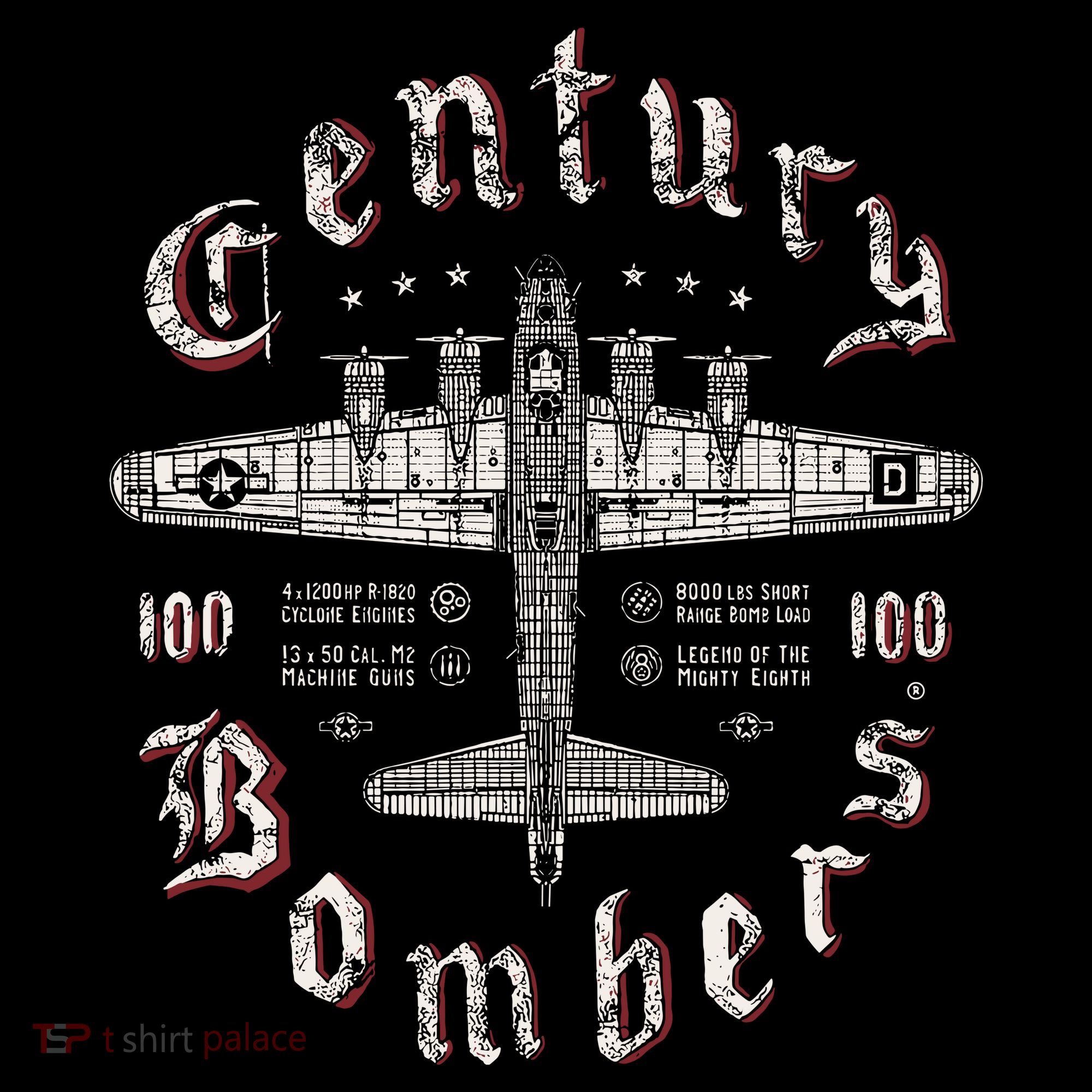 Century Bombers 100th Bomb Group B 17 Tank Top