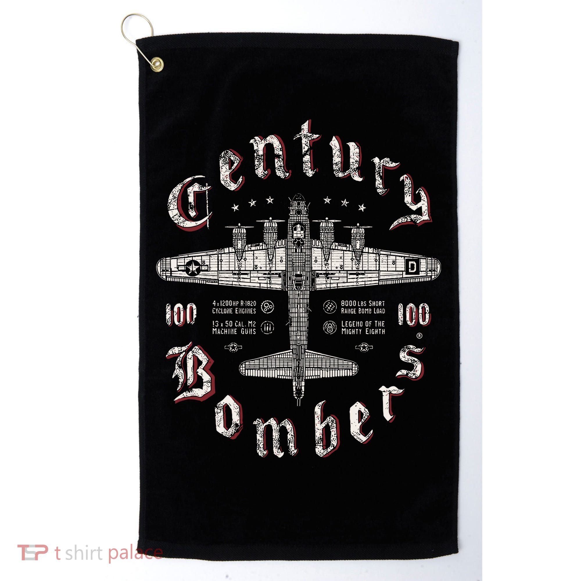 Century Bombers 100th Bomb Group B 17 Golf Towel
