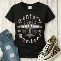 Century Bombers 100th Bomb Group B 17 Women's T-Shirt thumb 3
