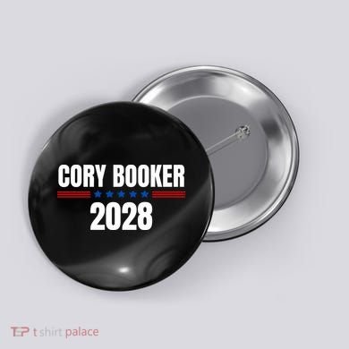 Cory Booker 2028 Button