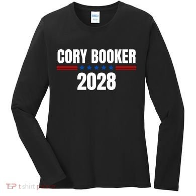 Cory Booker 2028 Women's Long Sleeve Shirt