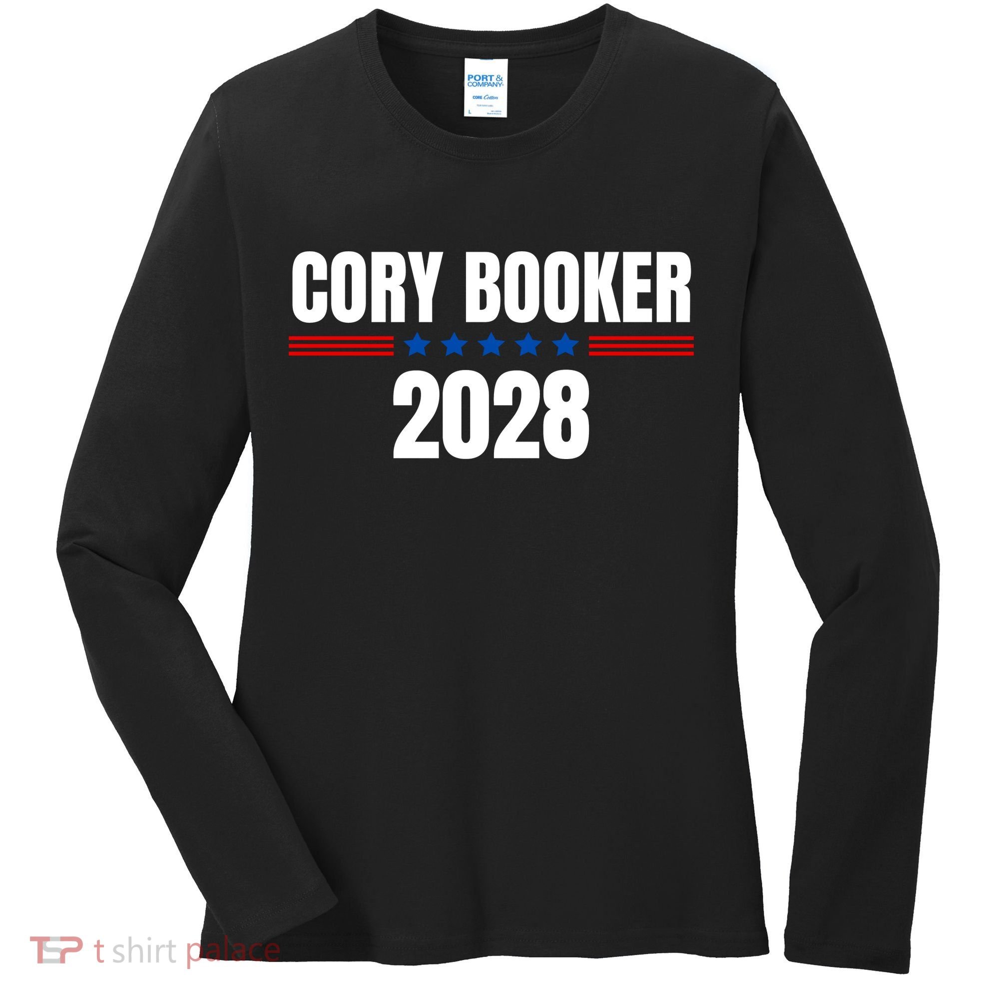 Cory Booker 2028 Women's Long Sleeve Shirt