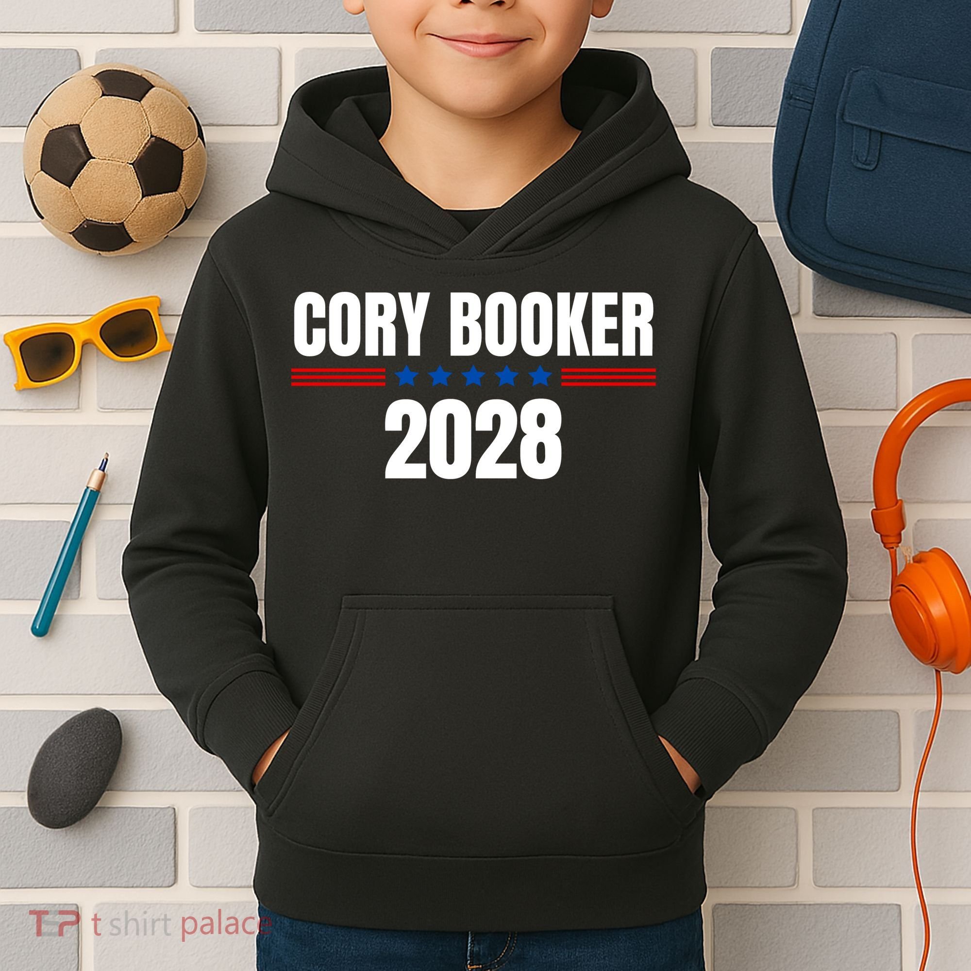 Cory Booker 2028 Kids Hoodie