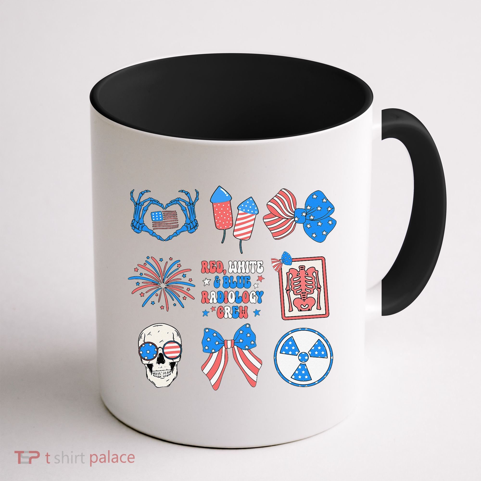 Coquette Bow 4th Of July Radiology Department X-Ray Rad Coffee Mug