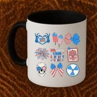 Coquette Bow 4th Of July Radiology Department X-Ray Rad Coffee Mug thumb 2