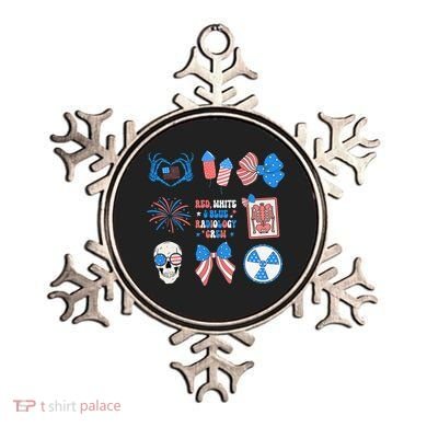 Coquette Bow 4th Of July Radiology Department X-Ray Rad Ornament