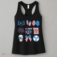 Coquette Bow 4th Of July Radiology Department X-Ray Rad Women's Tank Top thumb 3