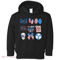 Coquette Bow 4th Of July Radiology Department X-Ray Rad Toddler Hoodie thumb 0