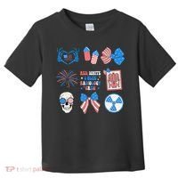 Coquette Bow 4th Of July Radiology Department X-Ray Rad Toddler T-Shirt thumb 0