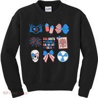 Coquette Bow 4th Of July Radiology Department X-Ray Rad Kids Sweatshirt thumb 0