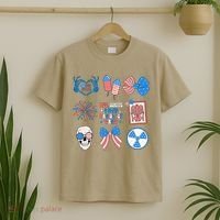 Coquette Bow 4th Of July Radiology Department X-Ray Rad T-Shirt thumb 2
