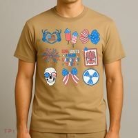 Coquette Bow 4th Of July Radiology Department X-Ray Rad T-Shirt thumb 3