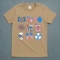 Coquette Bow 4th Of July Radiology Department X-Ray Rad T-Shirt thumb 5