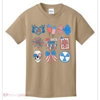 Coquette Bow 4th Of July Radiology Department X-Ray Rad Kids T-Shirt thumb 0
