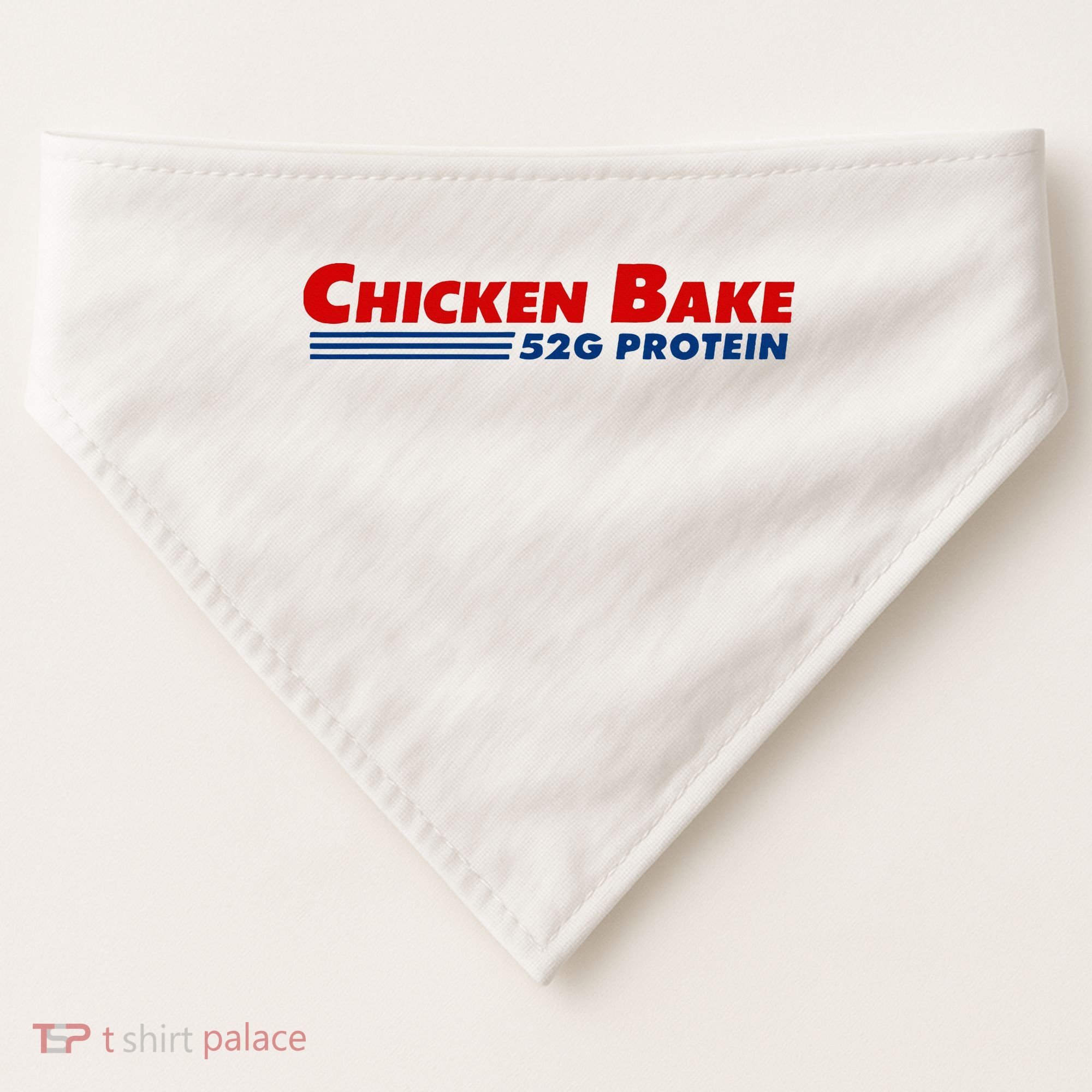 Chicken Bake 52g Protein USA-Made Doggie Bandana