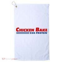 Chicken Bake 52g Protein Golf Towel thumb 0