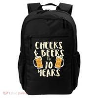  Cheers Beers 70 Years Old 70th Birthday Drinking Gift  Backpack thumb 0