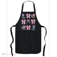 Coquette Bow 911 Dispatcher Operator Computer Telephone Apron thumb 0