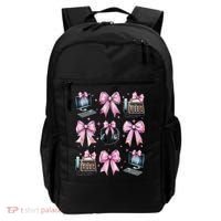 Coquette Bow 911 Dispatcher Operator Computer Telephone Backpack thumb 0