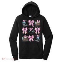 Coquette Bow 911 Dispatcher Operator Computer Telephone Women's Hoodie thumb 0