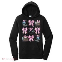 Coquette Bow 911 Dispatcher Operator Computer Telephone Women's Hoodie thumb 0