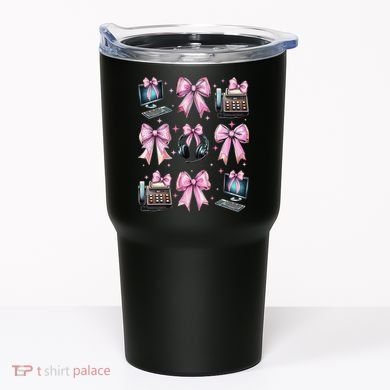 Coquette Bow 911 Dispatcher Operator Computer Telephone Tumbler