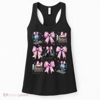Coquette Bow 911 Dispatcher Operator Computer Telephone Women's Tank Top thumb 0
