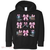 Coquette Bow 911 Dispatcher Operator Computer Telephone Toddler Hoodie thumb 0