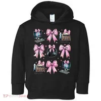 Coquette Bow 911 Dispatcher Operator Computer Telephone Toddler Hoodie thumb 0