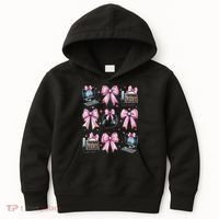 Coquette Bow 911 Dispatcher Operator Computer Telephone Kids Hoodie thumb 0