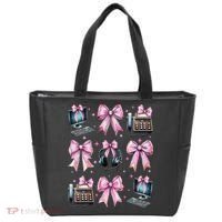 Coquette Bow 911 Dispatcher Operator Computer Telephone Tote Bag thumb 0