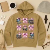 Coquette Bow 911 Dispatcher Operator Computer Telephone Hoodie thumb 3