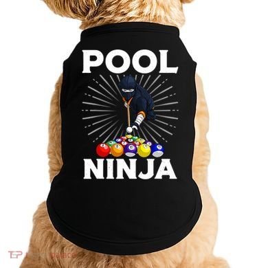 Cool Billiards Art For Pool Player Ninja Billiard Doggie Tank