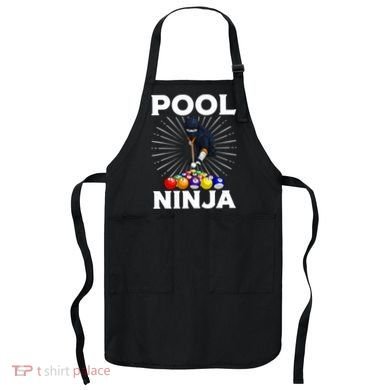 Cool Billiards Art For Pool Player Ninja Billiard Apron