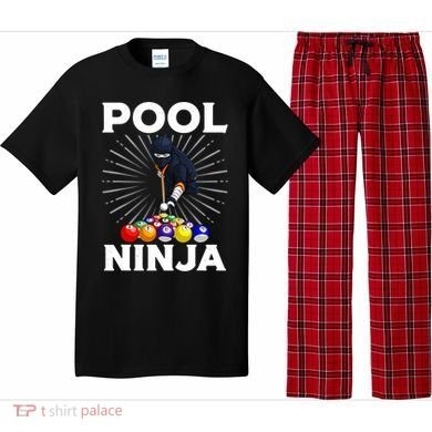 Cool Billiards Art For Pool Player Ninja Billiard Pajama Set