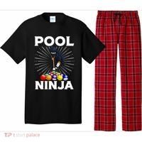 Cool Billiards Art For Pool Player Ninja Billiard Pajama Set thumb 0