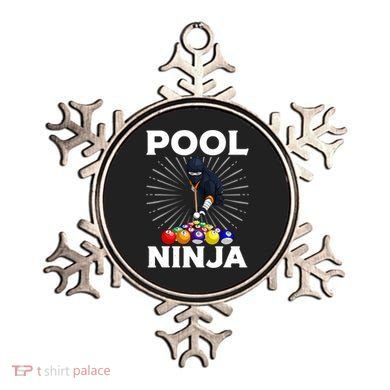 Cool Billiards Art For Pool Player Ninja Billiard Ornament
