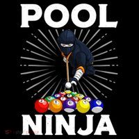 Cool Billiards Art For Pool Player Ninja Billiard Baby Bodysuit thumb 2