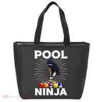 Cool Billiards Art For Pool Player Ninja Billiard Tote Bag thumb 0