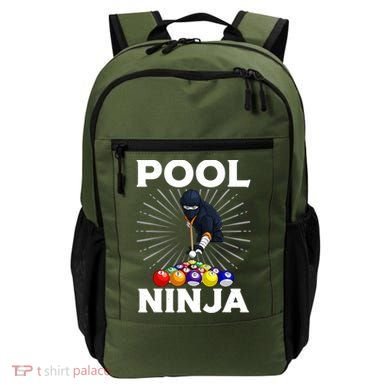 Cool Billiards Art For Pool Player Ninja Billiard Backpack