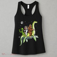 Cryptids Bigfoot Alien Unicorn Riding Loch Ness Monster Women's Tank Top thumb 3
