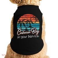CABANA BOY AT YOUR SERVICE POOL PARTY BOY BARTENDER FUNNY Doggie Tank thumb 0