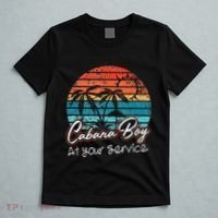 CABANA BOY AT YOUR SERVICE POOL PARTY BOY BARTENDER FUNNY T-Shirt thumb 5